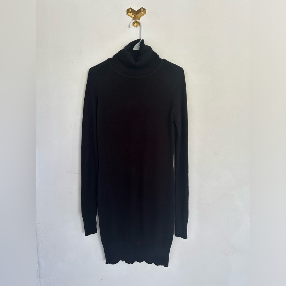 Patty Boutik black knit turtleneck sweater NWT Size Large